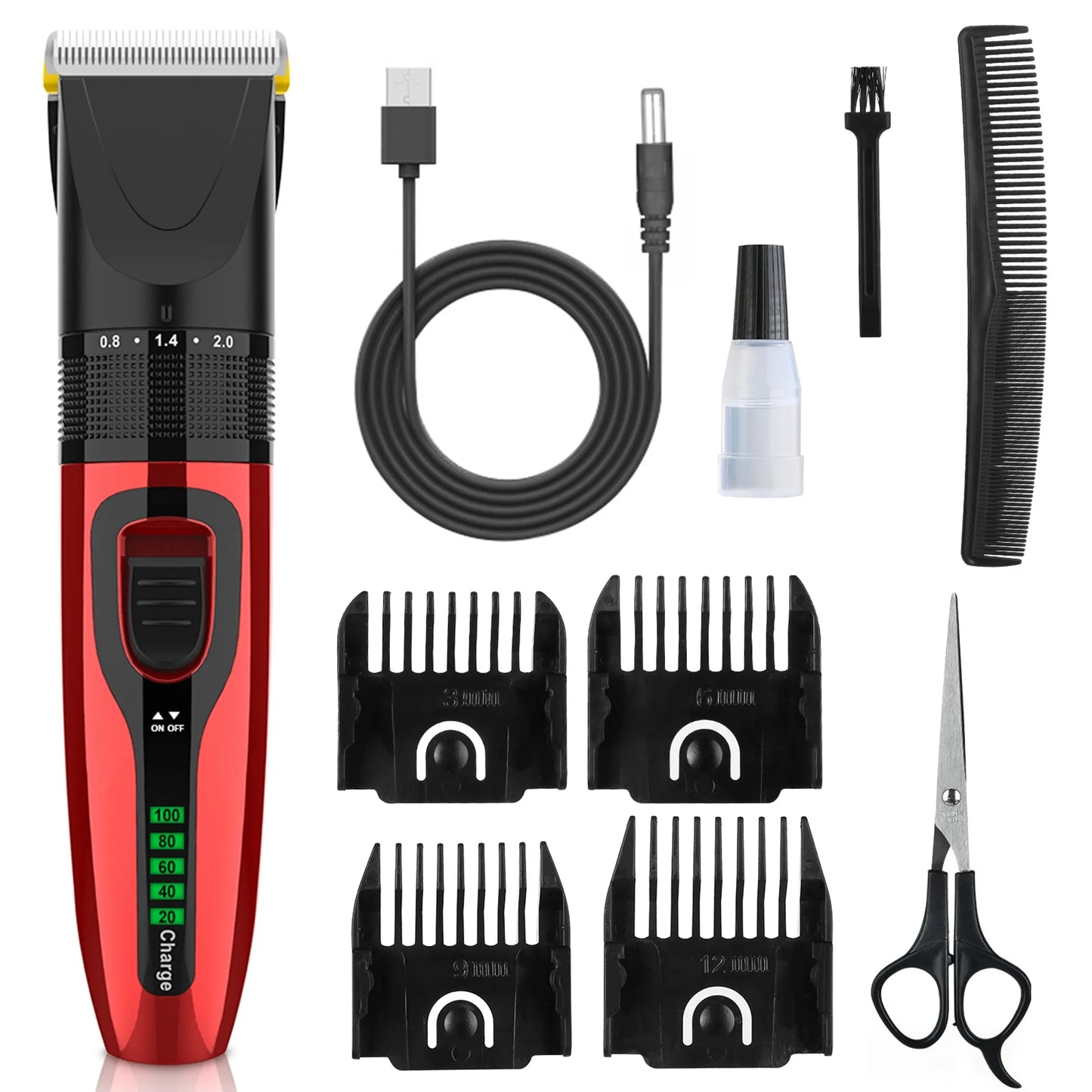 Pet Grooming Kit Rechargeable Cordless