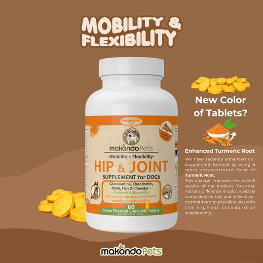 Hip and Joint Supplement for Dogs with Chondroitin Collagen